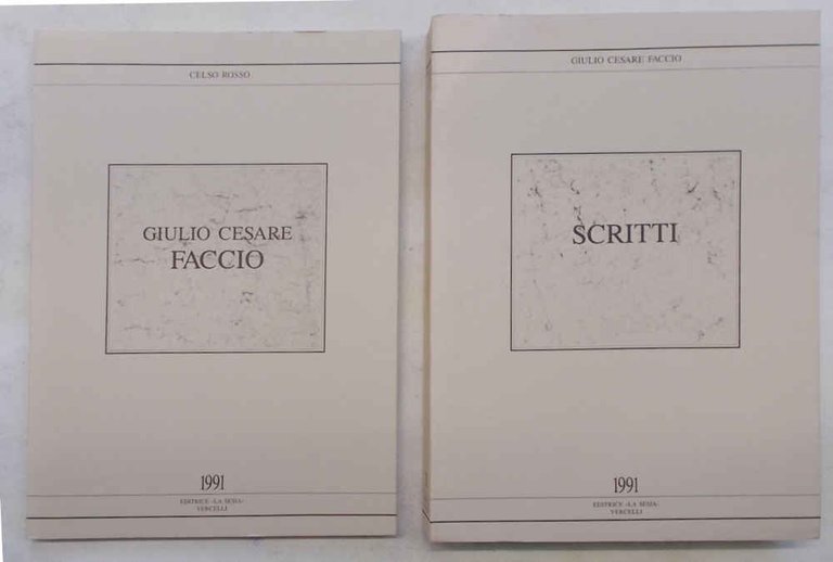 Giulio Cesare Faccio. ---- Scritti.