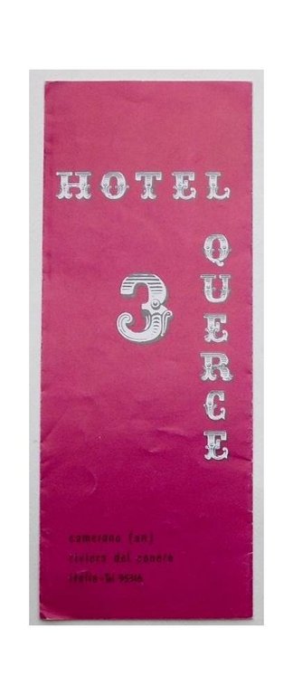 Hotel 3 querce. Camerano (AN) Riviera del Conero.