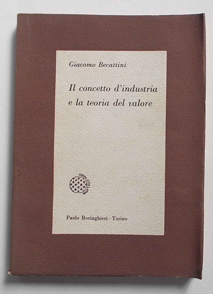 Il concetto d'industria e la teoria del valore.