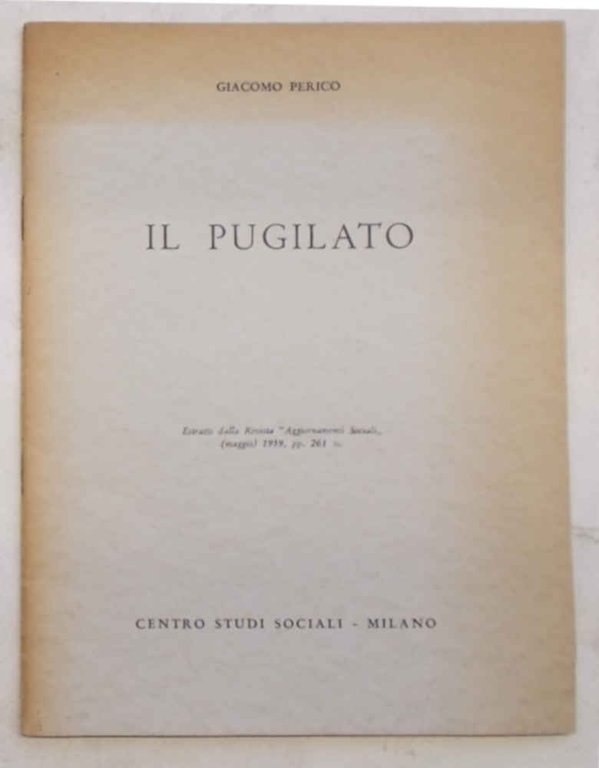 Il pugilato.