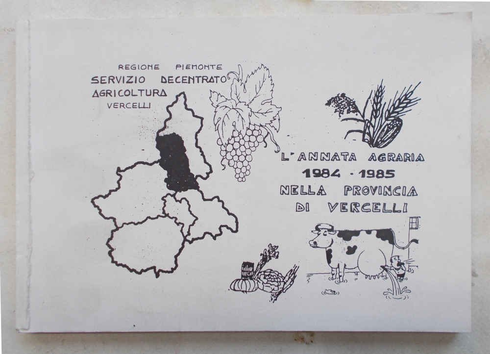 L'annata agraria 1984-1985 nella provincia di Vercelli.