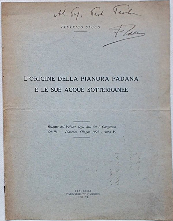 L'origine della Pianura Padana e le sue acque sotterranee.