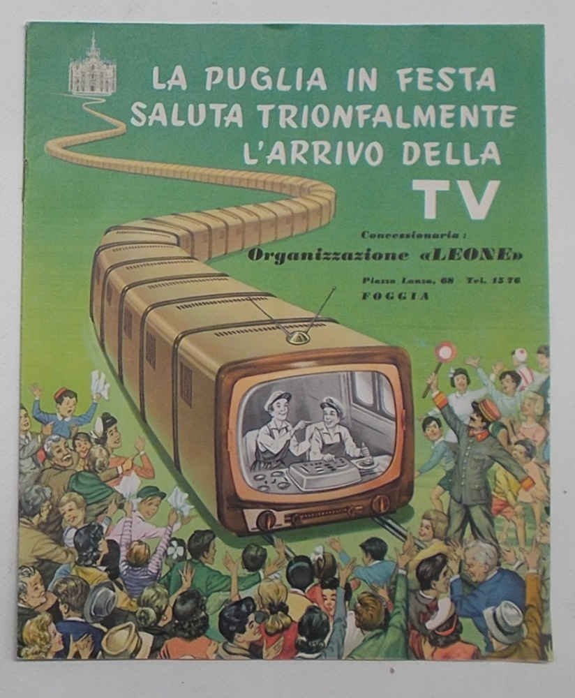 La Puglia in festa saluta trionfalmente l'arrivo della TV.