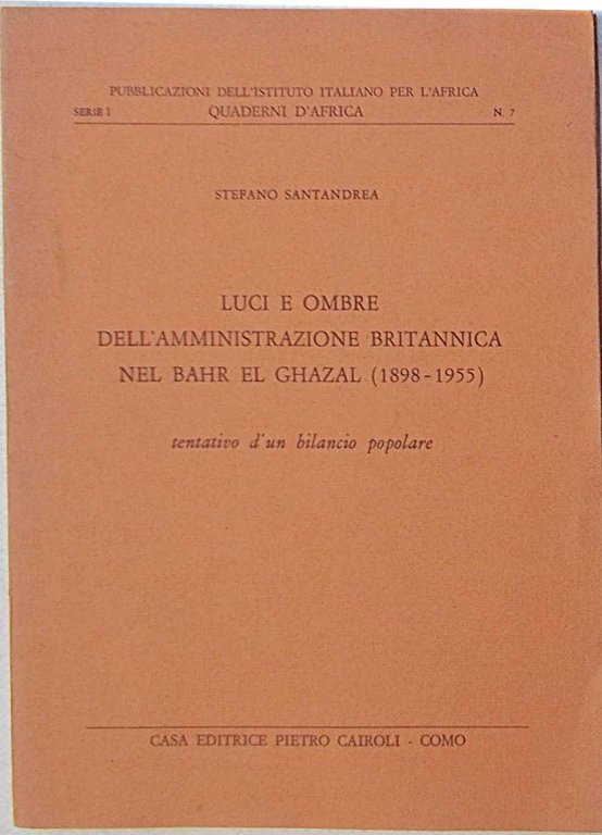 Luci e ombre dell'amministrazione britannica nel B