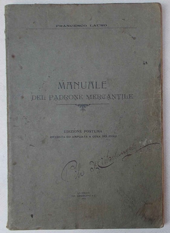 Manuale del padrone mercantile.