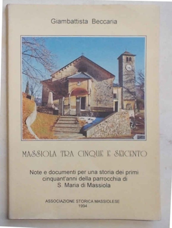 Massiola tra Cinque e Seicento. Note e documenti per una …