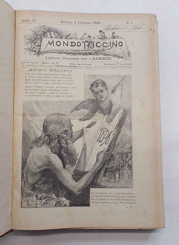Mondo piccino. Letture illustrate per bambini. Anno XI. 1896
