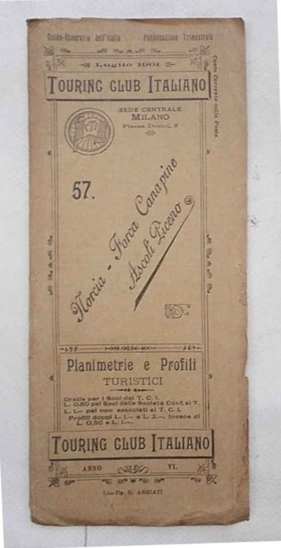 Morcia - Forca Canapine - Ascoli Piceno. (Planimetrie e profili … | Immagine Gallery 1