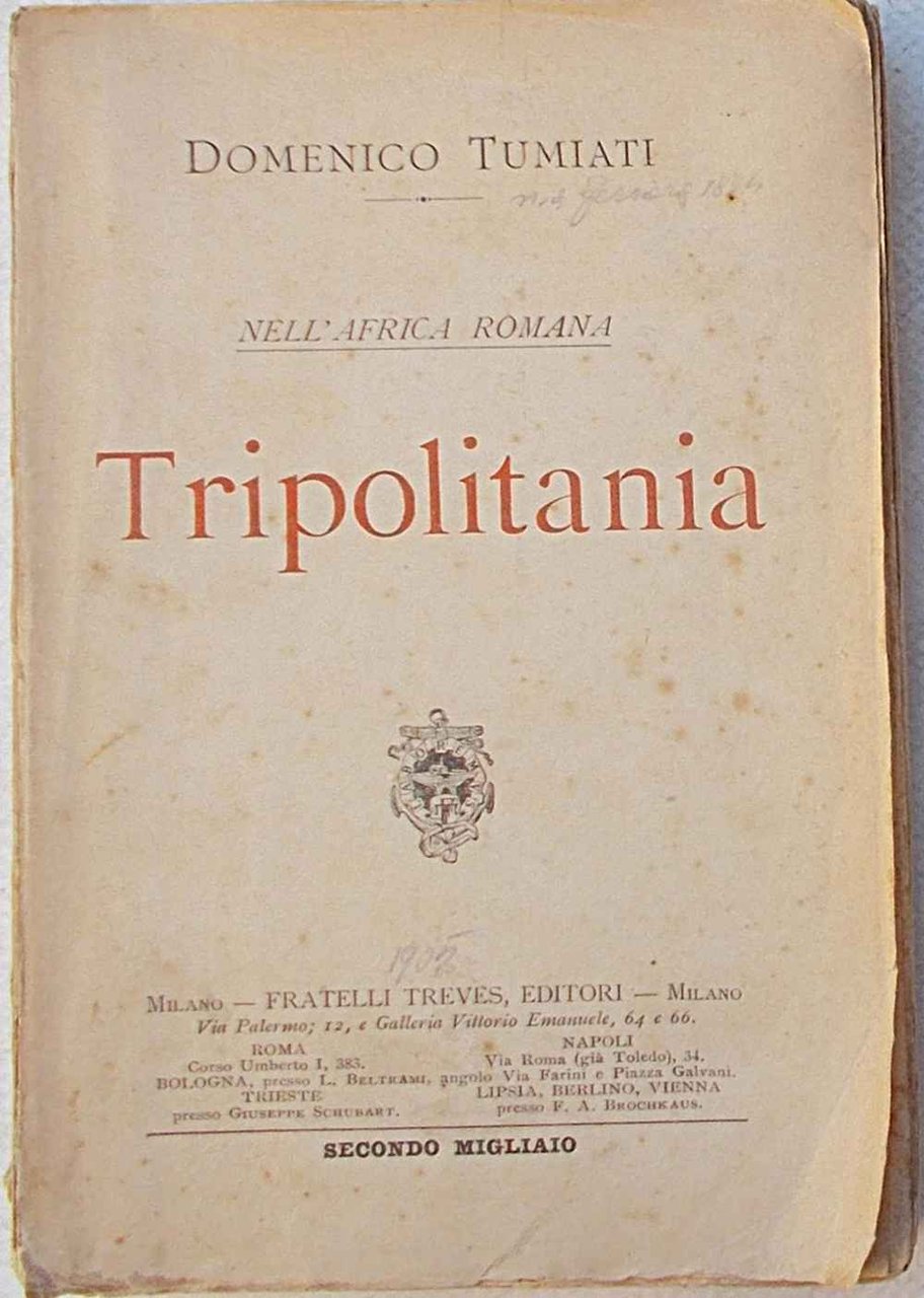 Nell'Africa romana. Tripolitania.