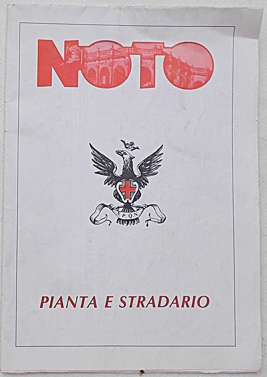 Noto. Pianta e stradario.