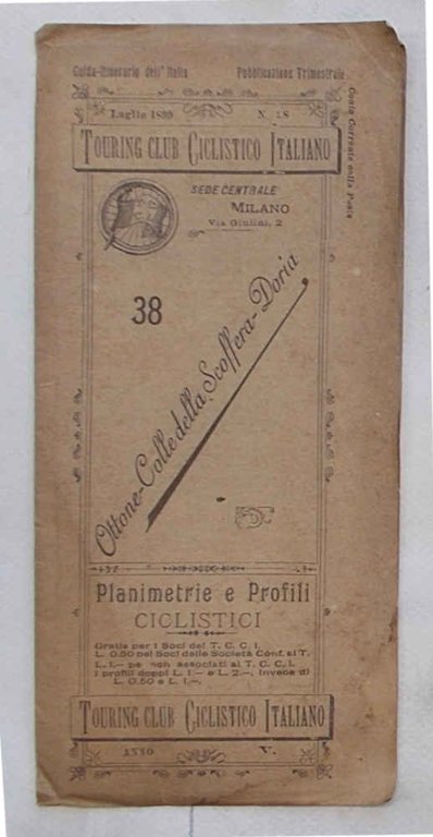 Ottone-Colle della Scoffera-Doria. (Planimetrie e profili ciclistici. 38)