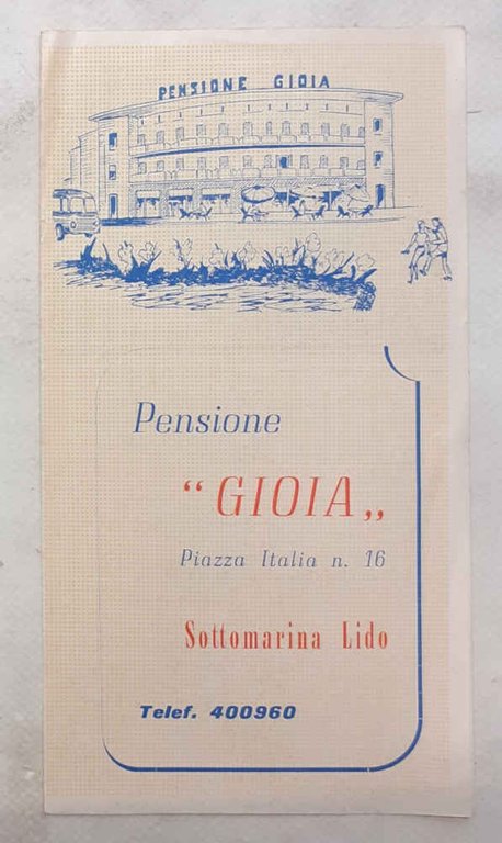 Pensione "Gioia" - Sottomarina Lido.