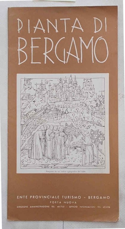 Pianta di Bergamo.