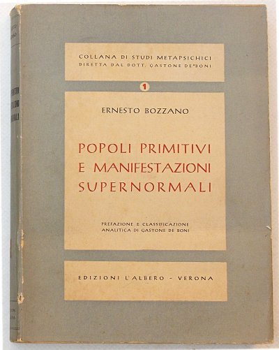 Popoli primitivi e manifestazioni supernormali.