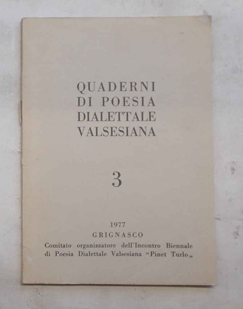 Quaderni di poesia dialettale valsesiana. 3.