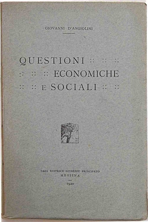 Questioni economiche e sociali.