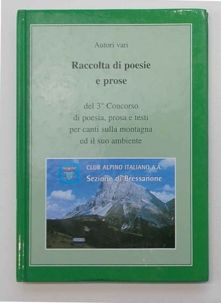 Raccolta di poesie e prose del 3° Concorso di poesia, …