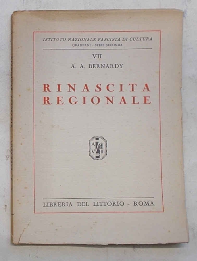 Rinascita regionale.