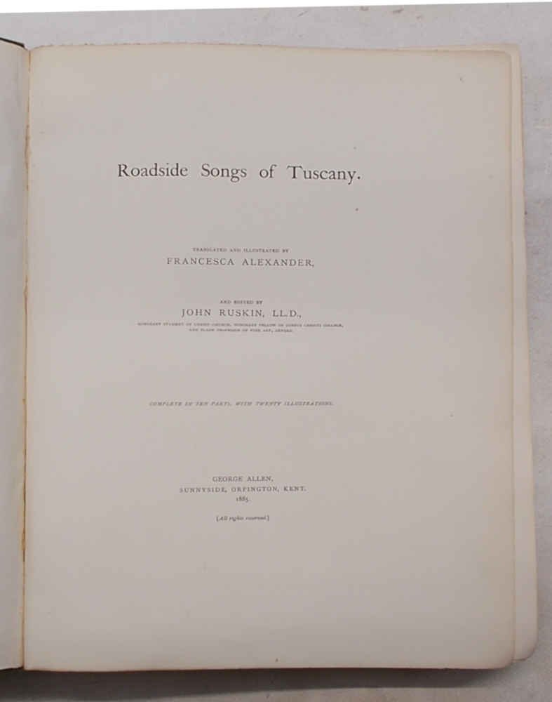 Roadside Songs of Tuscany.