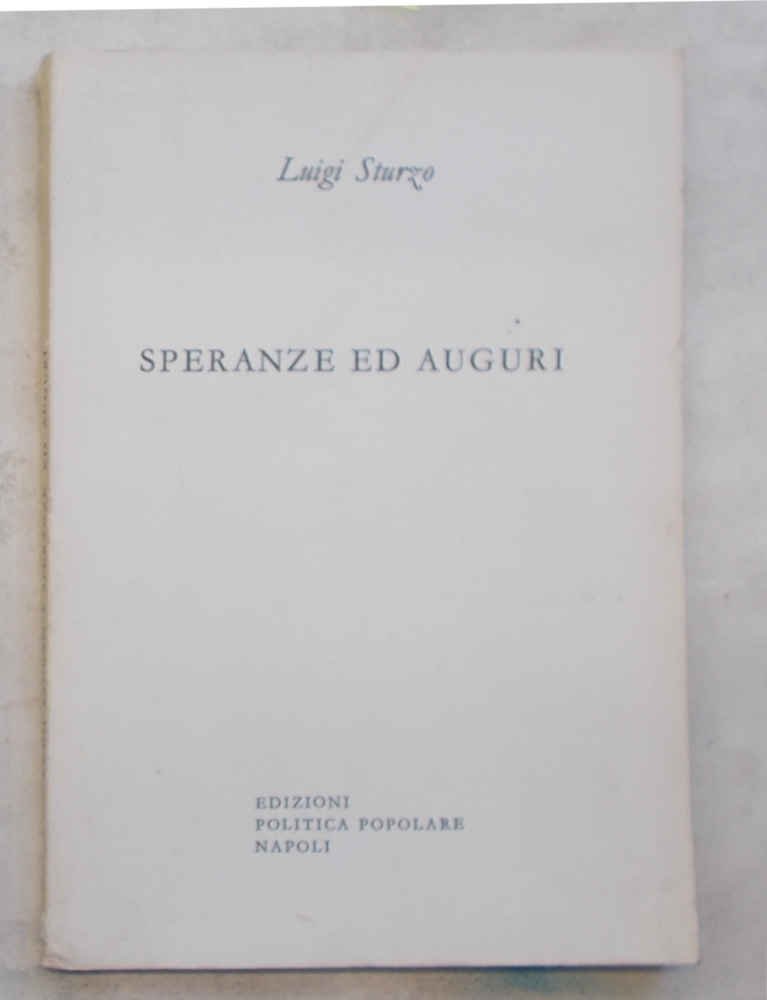 Speranze ed auguri.