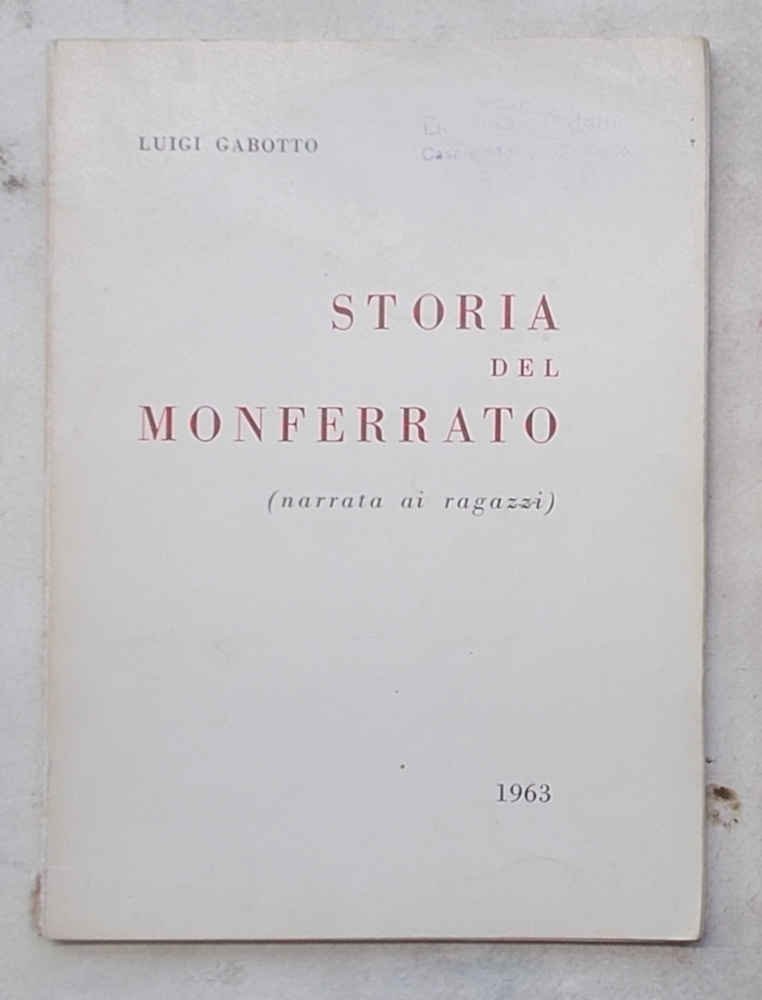 Storia del Monferrato (narrata ai ragazzi).