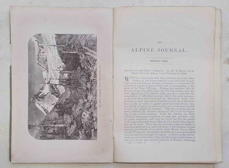 The Alpine Journal. March 1864. Vol. I. No. 5.