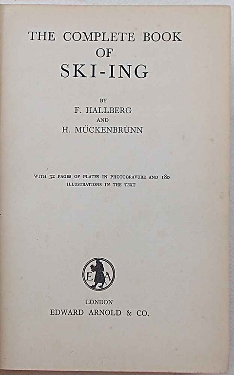 The complete book of ski-ing.