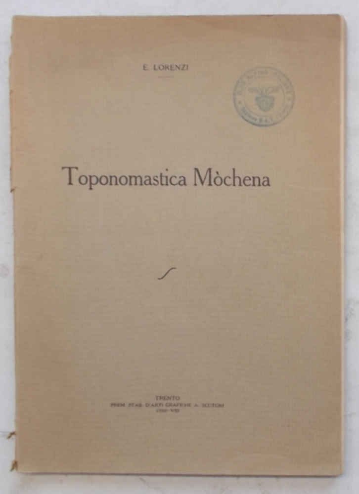 Toponomastica Mòchena.