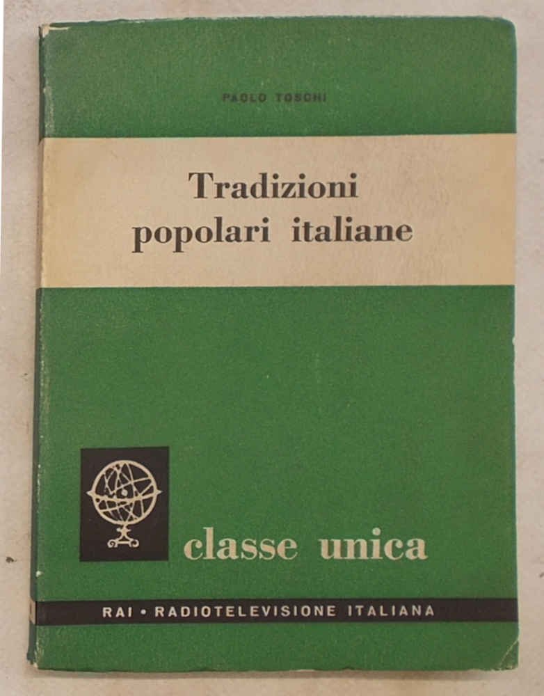 Tradizioni popolari italiane.