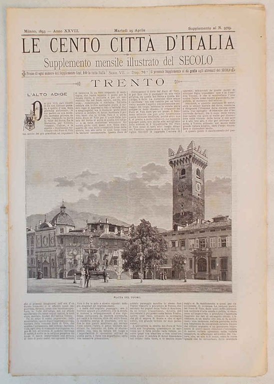 Trento (Le Cento Città d'Italia).