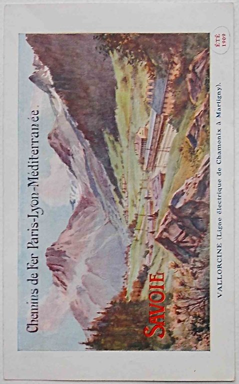 Vallorcine (Ligne électrique de Chamonix à Martigny). Savoie. Chemins de …