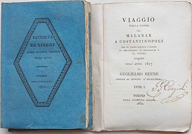 Viaggio dalla costa del Malabar a Costantinopoli per il Golfo …