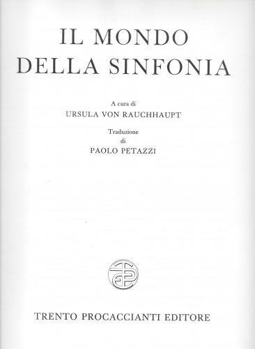 Il mondo della sinfonia