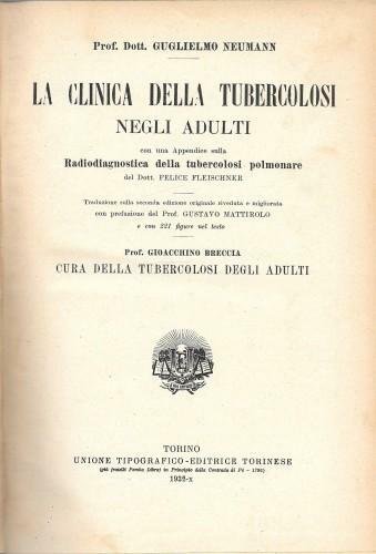 La clinica della tubercolosi negli adulti