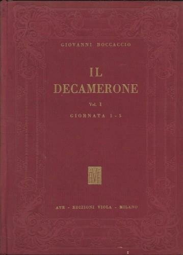 Il Decamerone, con illustrazioni originali del secolo XVIII, note a …
