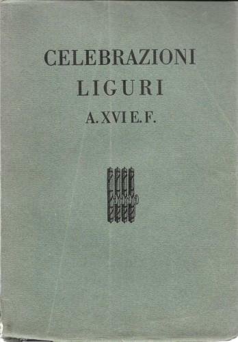 Celebrazioni Liguri, in 2 voll.