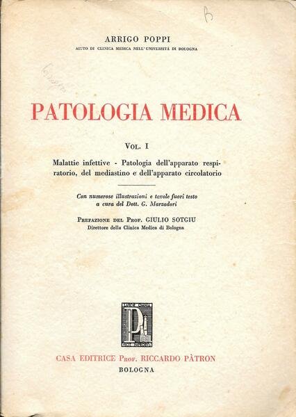 Patologia medica, in 2 voll.