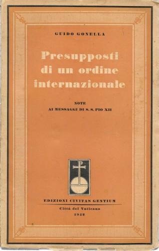 Presupposti per un ordine internazionale. Note ai messaggi di S. …