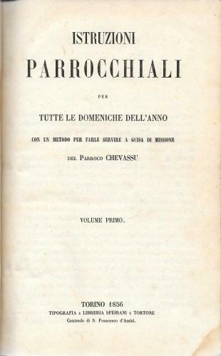 Istruzioni Parrocchiali per tutte le domeniche dell'anno con un metodo …