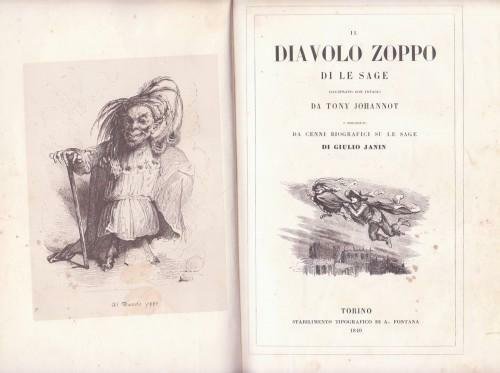 Il diavolo zoppo di Le Sage illustrato con intagli di … | Immagine Gallery 1