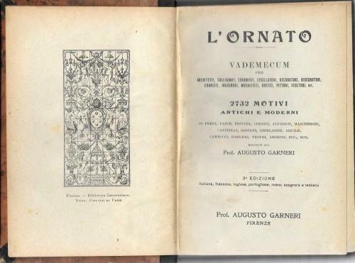 L'Ornato. Vademecum per. 2732 motivi antichi e moderni