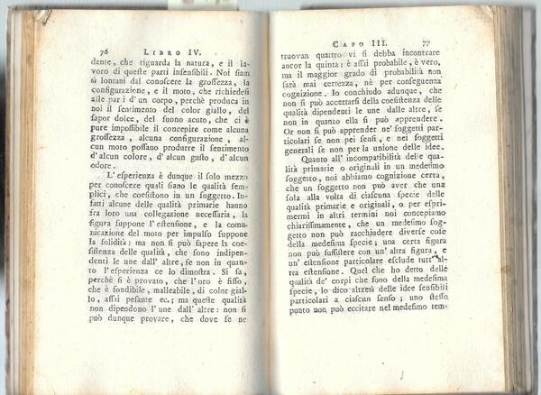 Saggio filosofico di Gio. Locke su l'umano intelletto compendiato dal …