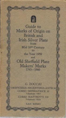 Guide to Marks of origin on British and Irish Silver …