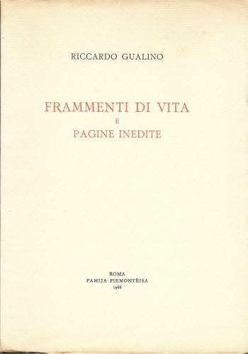 Frammenti di vita e Pagine inedite