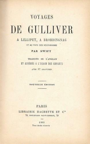 Voyages de Gulliver a Lilliput, a Brobdingnag et au pays …
