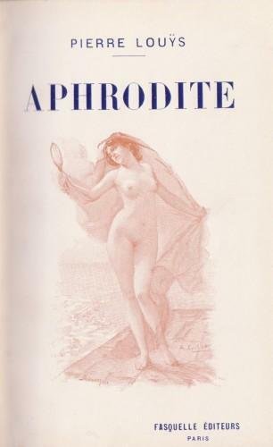 Aphrodite. Moeurs antiques