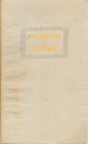 Incontri a Capri 13 - 18 settembre 1948