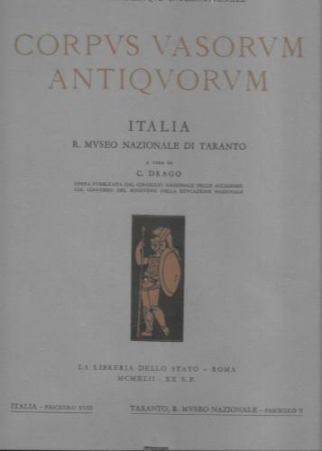 Corpus Vasorum Antiquorum Italia R. Museo Nazionale di Taranto II … | Immagine Gallery 1
