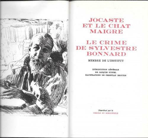 Jocaste et le chat maigre - Le crime de Sylvestre …