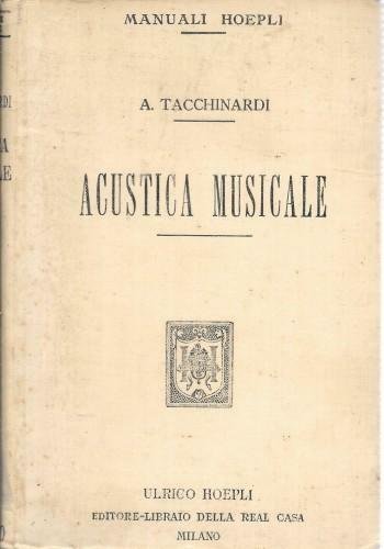Acustica musicale